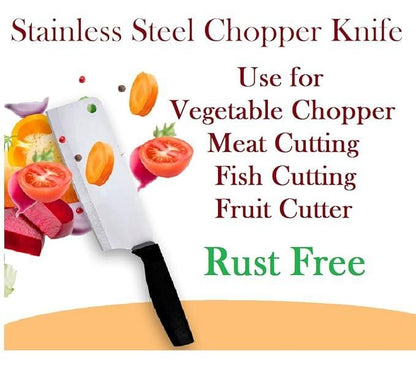 Stainless Steel Chopper Cutting Knife - Discount Karo