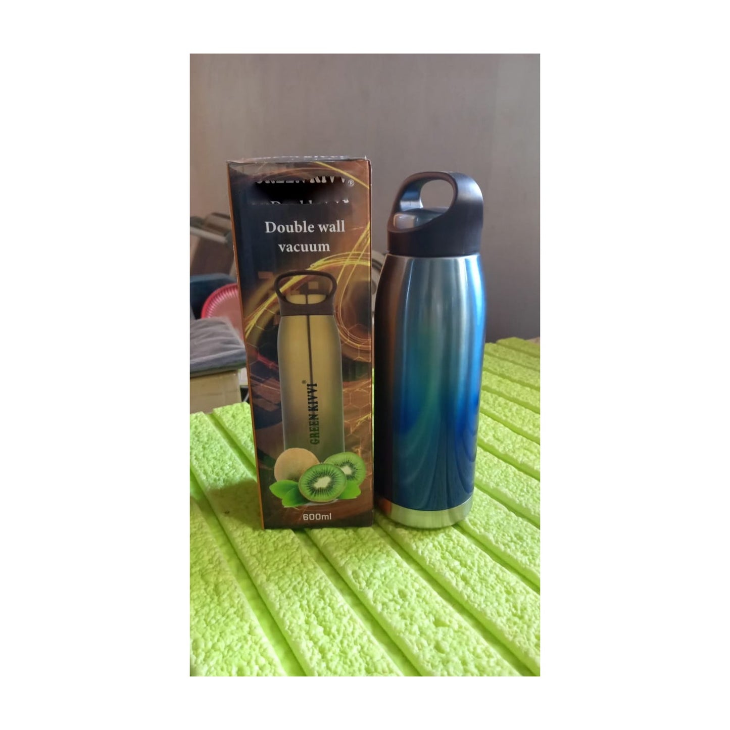 Vacuum Stainless Steel Double Wall Water Bottle, Fridge Water Bottle, Stainless Steel Water Bottle Leak Proof, Rust Proof, Cold & Hot Thermos steel Bottle| Leak Proof | Office Bottle | Gym | Home | Kitchen | Hiking | Trekking | Travel Bottle - Discount Karo