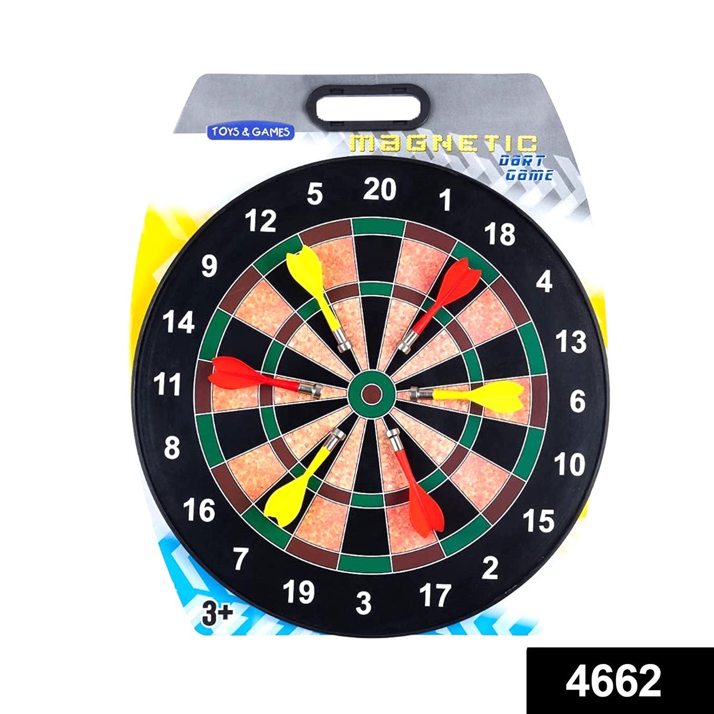 4662 Portable Magnetic Score Dart Board Set 