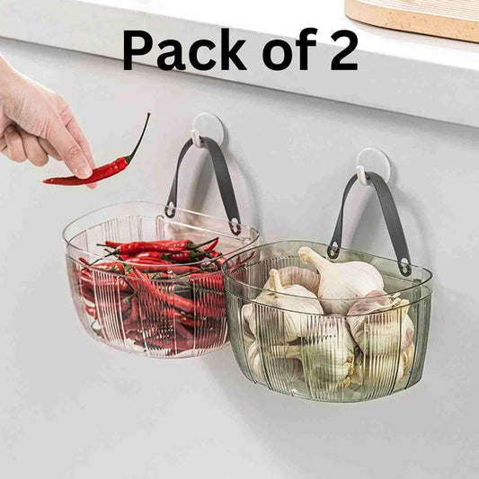 Multifunctional Household Storage Organizer Basket (Pack of 2) - Discount Karo