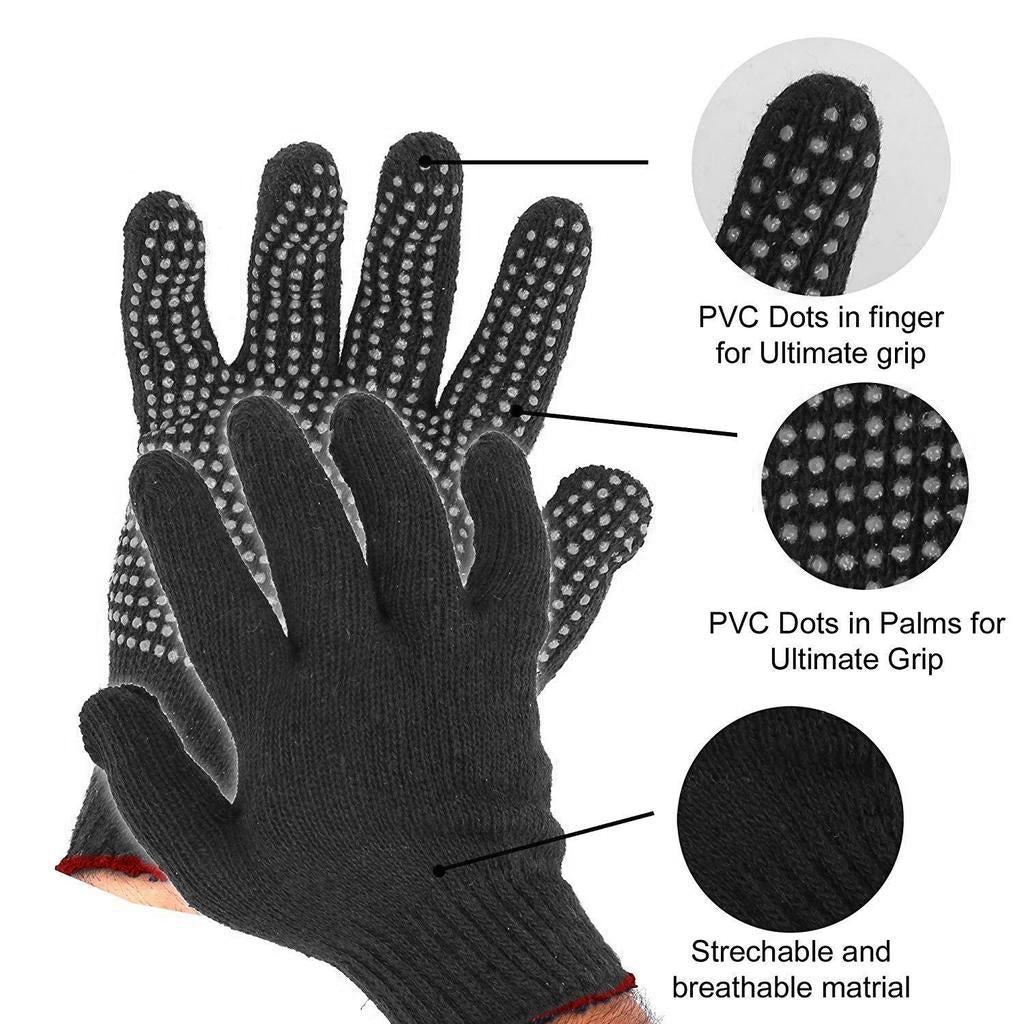 713 Cotton Polyester Mens Work Gloves 