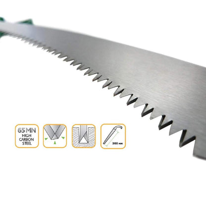 Chromium Steel Saw 3 Edge Sharpen Teeth with Plastic Cover and Blister Packing - Discount Karo