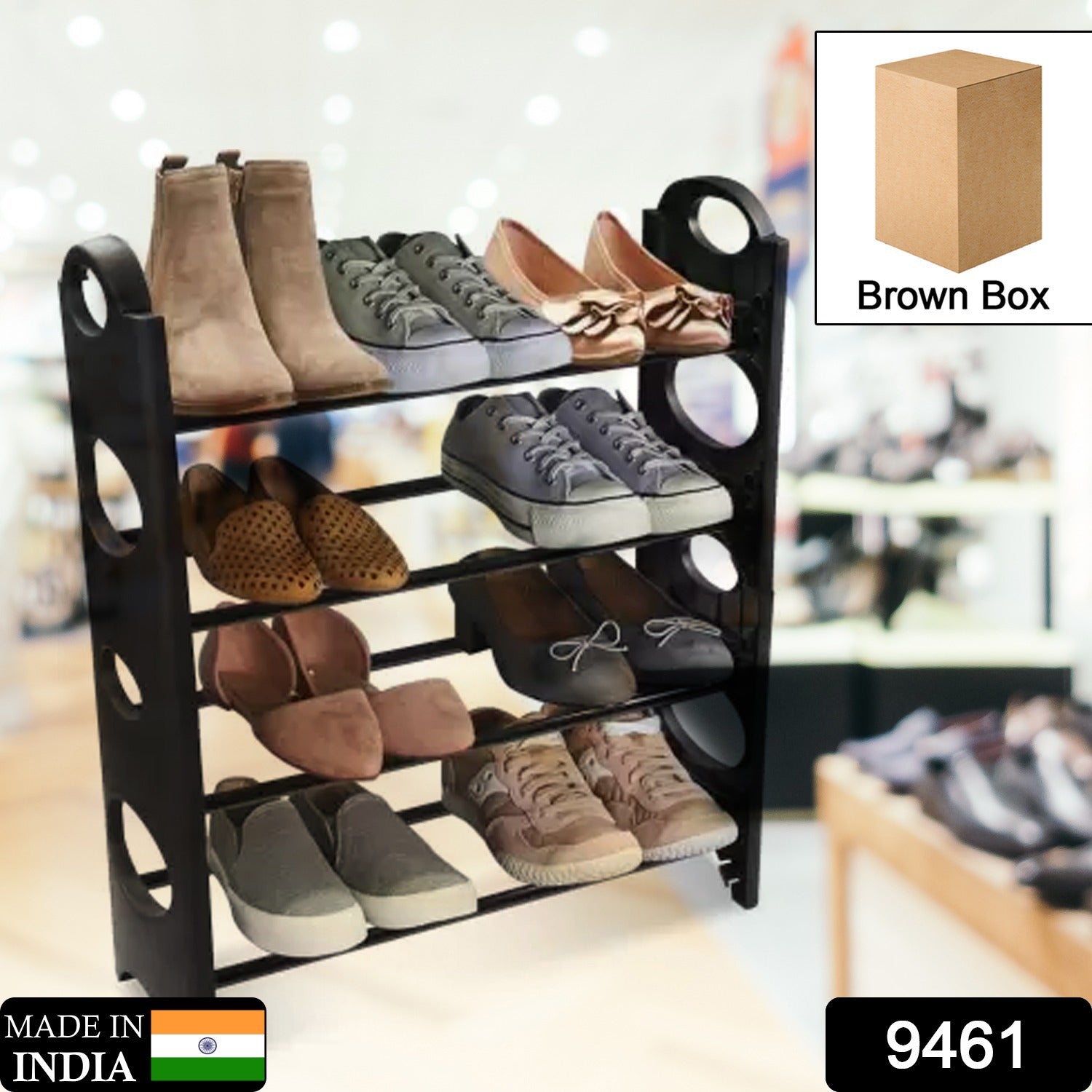 4 Shelves Shoe Rack - Discount Karo