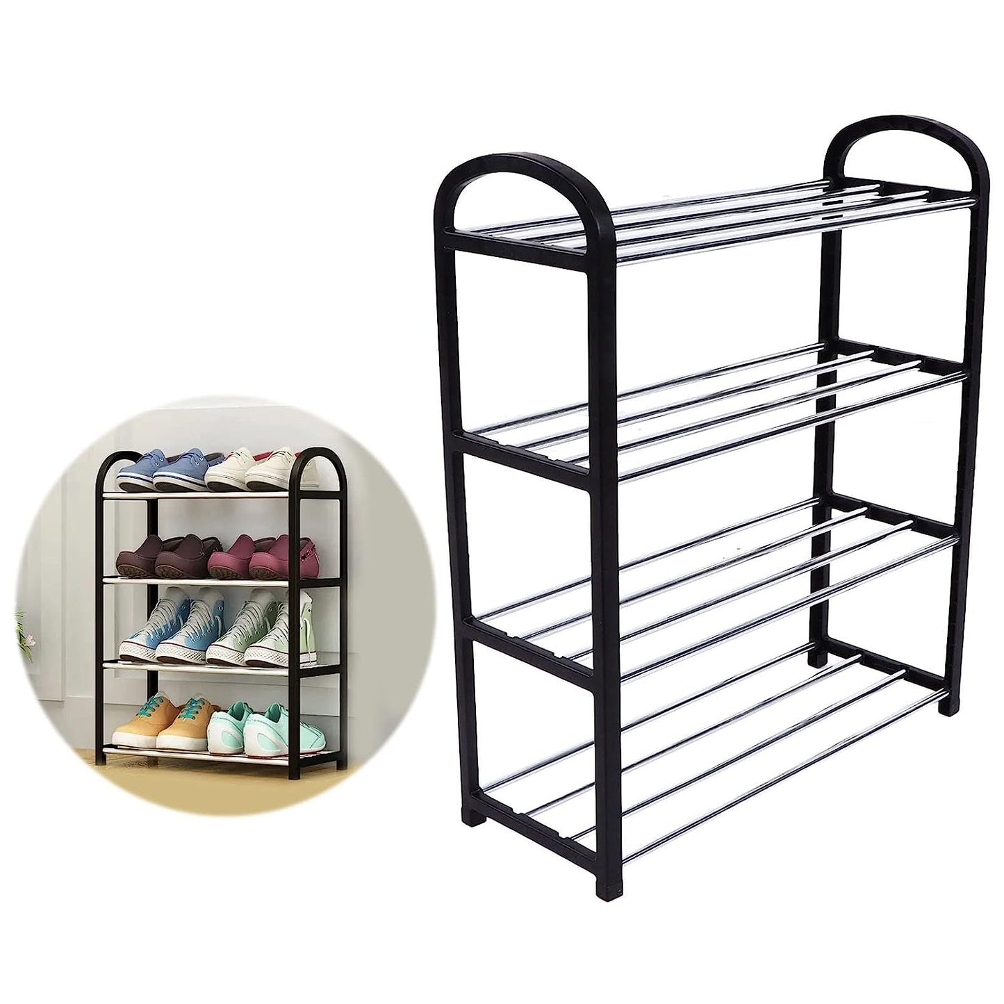 4 Shelves Shoe Rack - Discount Karo