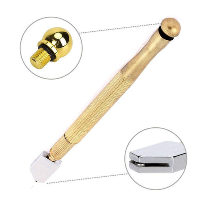 458 Metal Glass Cutter, Gold 