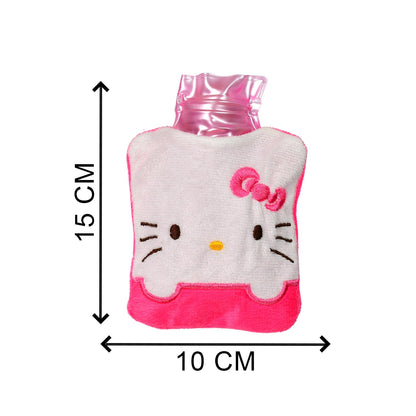 Pink Hello Kitty Small Hot Water Bag with Cover for Pain Relief - Discount Karo