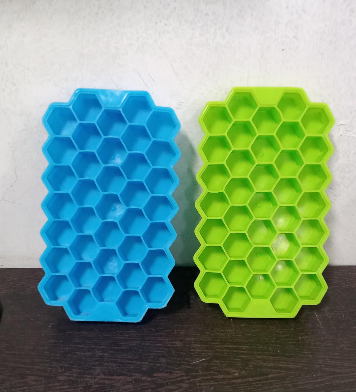 Flexible Silicone Honeycomb Design 37 cavity Ice Cube Moulds Trays Small Cubes For Whiskey Tray For Fridge (Multicolor) - Discount Karo