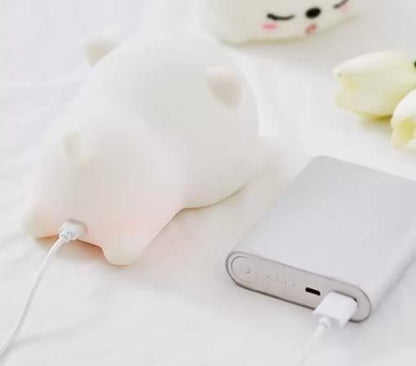 Animal Silicone Baby Night lamp with Touch Sensor