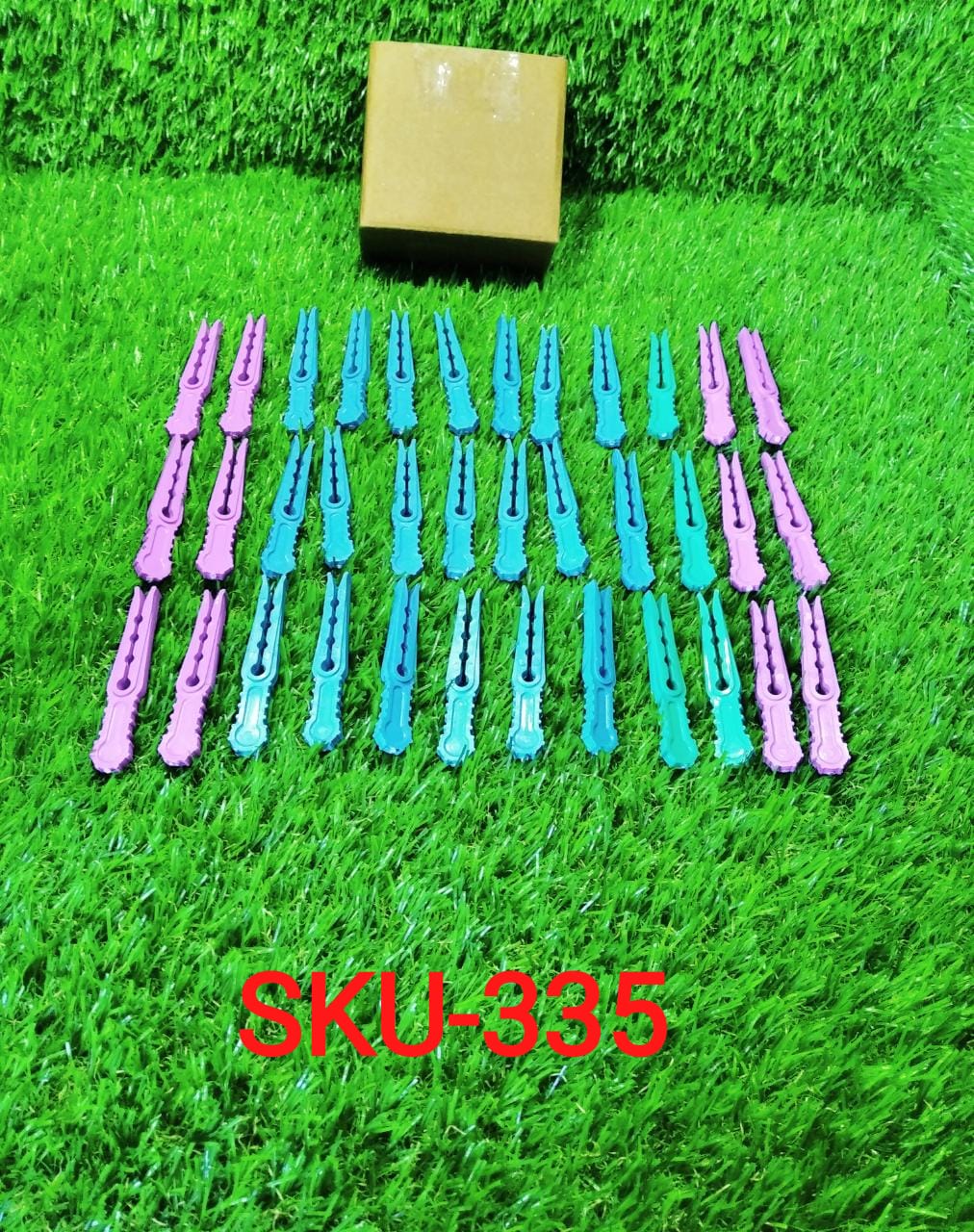 0335 Multipurpose Plastic Cloth Hanging Pegs/Clips - 36 pcs 