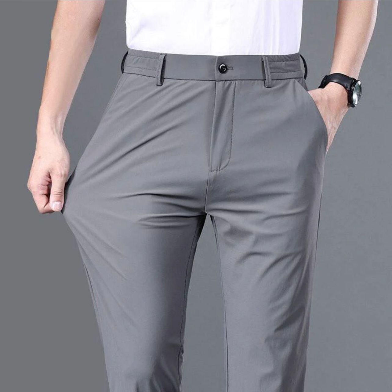 Men's Lycra Button Trackpant