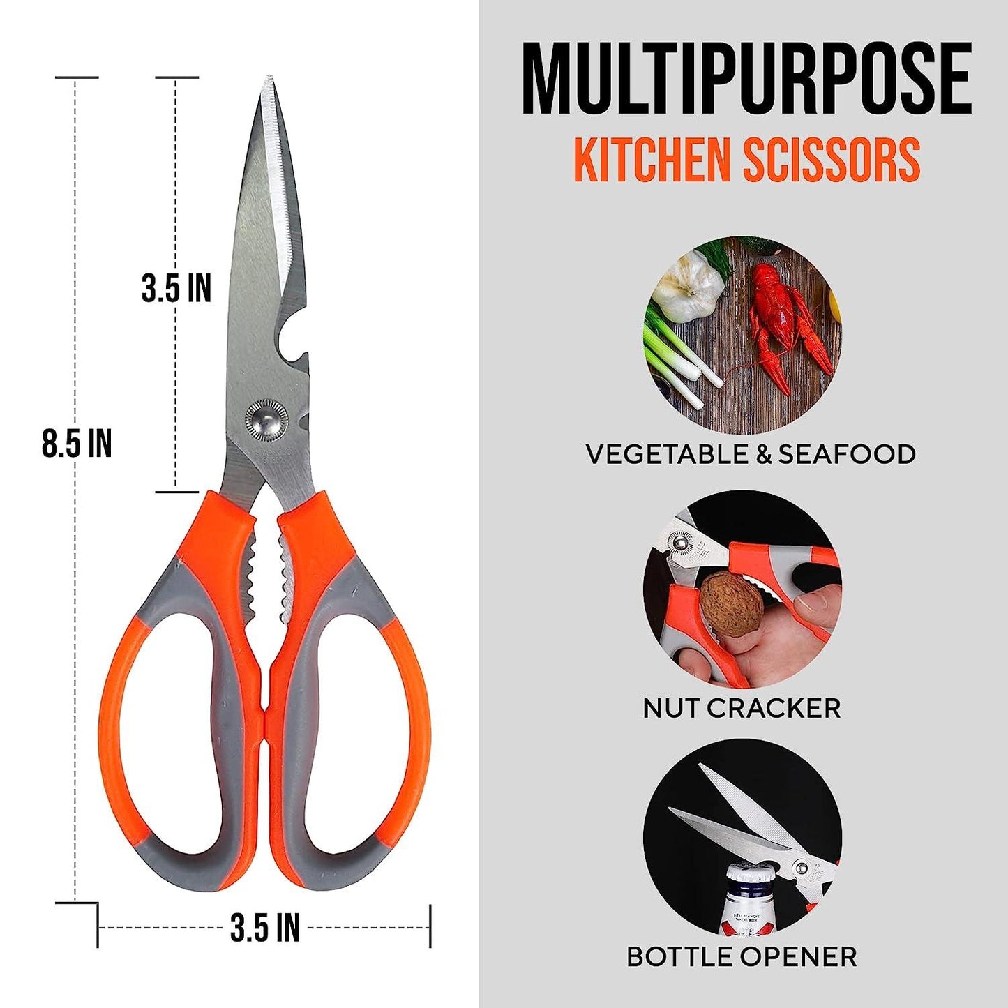 Multi-purpose Kitchen Scissors - Discount Karo