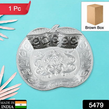 DECORATIVE MUKHWAS SERVING TRAY SERVING MUKHWAS PLATE FANCY CANDY TRAY DRY FRUIT SERVING TRAY (1 Pc Set) - Discount Karo