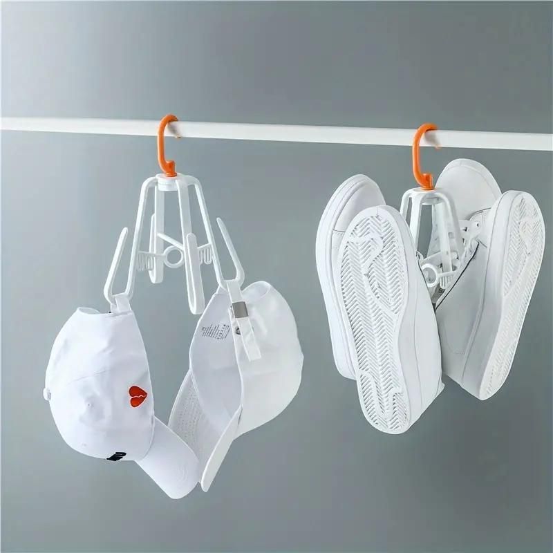 Multi-functional Hanger Rotating Drying Rack With 4 Hooks - Discount Karo