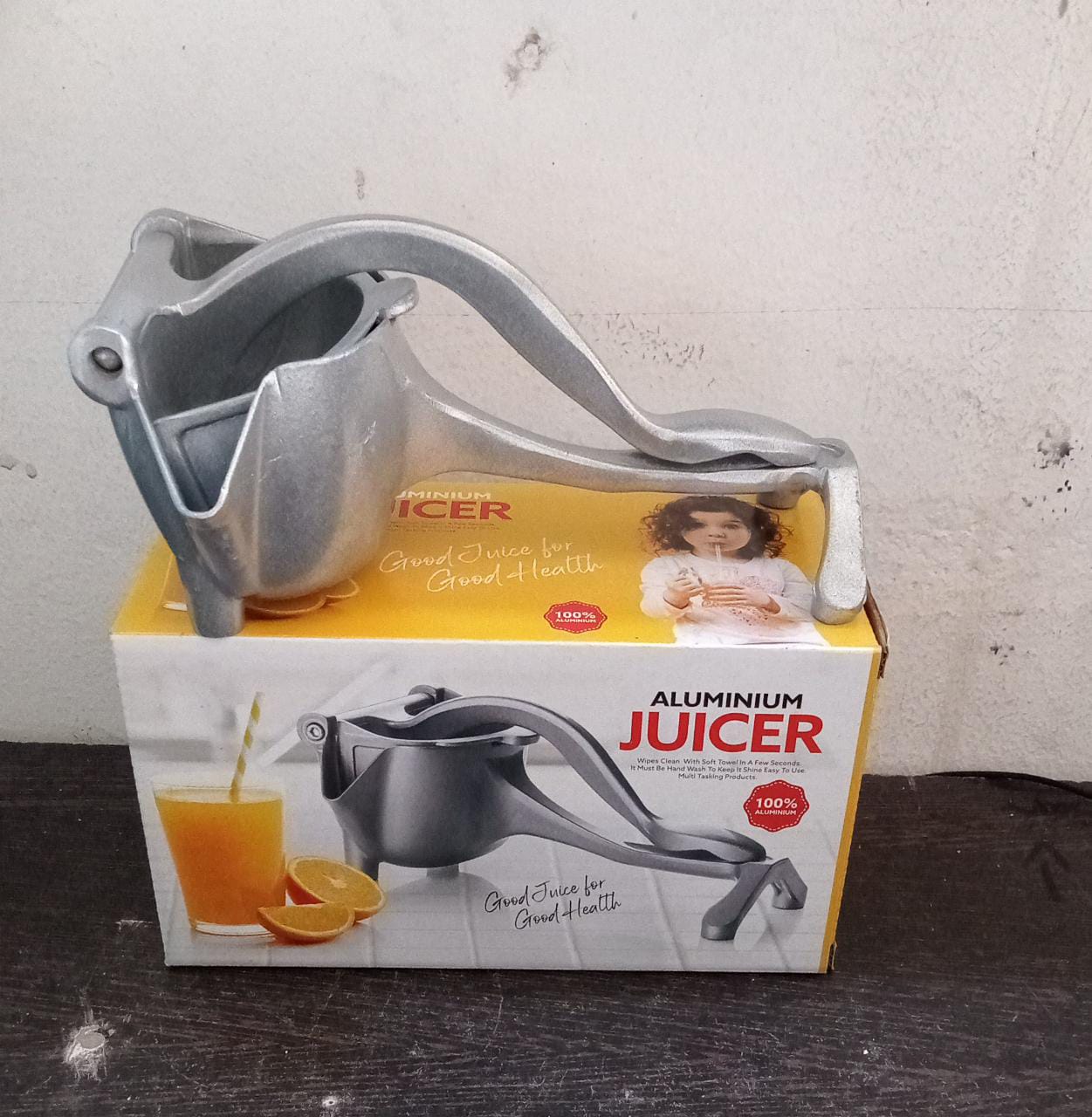 MANUAL ALUMINIUM METAL FRUIT PRESS JUICER - Discount Karo