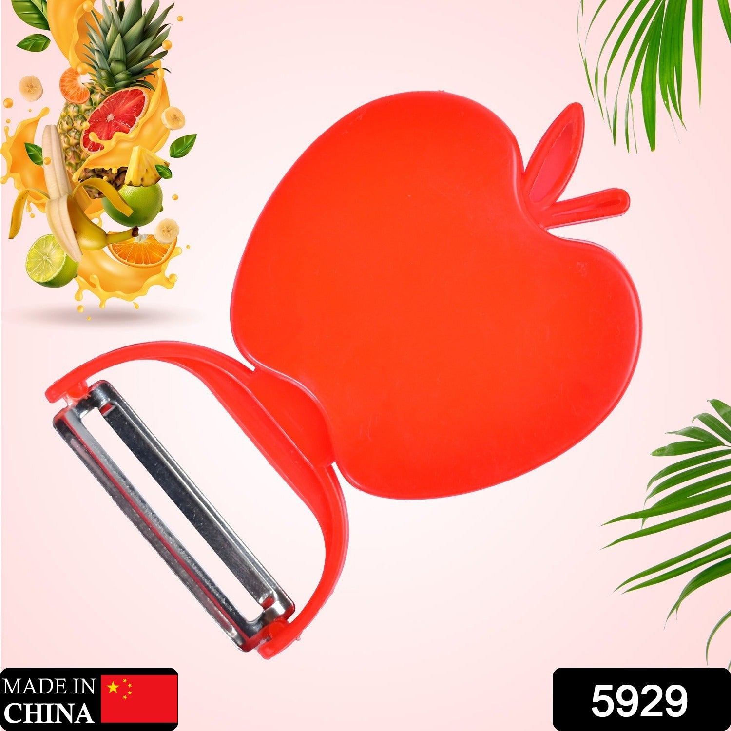 Apple Shaped Folding Peeler Vegetable Peeler for Kitchen, Home Fruit Peelers, Great for Peeling Potato, All Types of Vegetable - Discount Karo