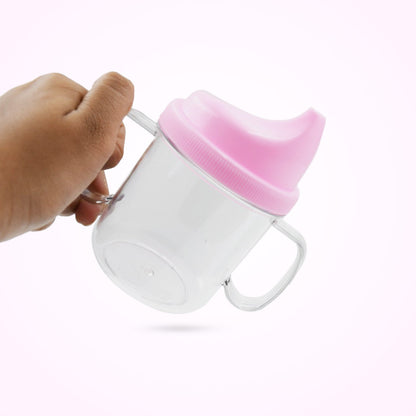 Baby Milk Mug Sippy Cup Baby Mug, Leakproof, Mug For Kids Lightweight, Nursing, Dishwasher Safe Mug (250 Ml / 1 Pc) - Discount Karo