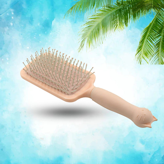 Massage Comb, Massage Hair Brush Ergonomic Matt Disappointment for Straight Curly Hair Cushion Curly Hair Comb For Detangling Professional Comb For Men And Women for All Hair Types, Home Salon DIY Hairdressing Tool  (1 Pc / 24 Cm) - Discount Karo