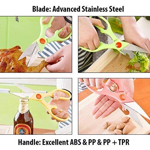 Multi-Function Kitchen Scissors for Veggies, Meat & Seafood with Bottle Opener - Discount Karo