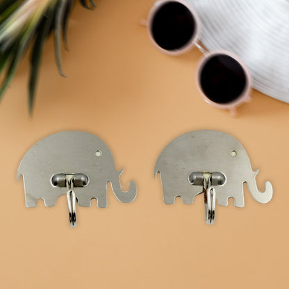 Strong Self-Adhesive Hooks (2 Pc): Heavy Duty, Waterproof, All-Purpose