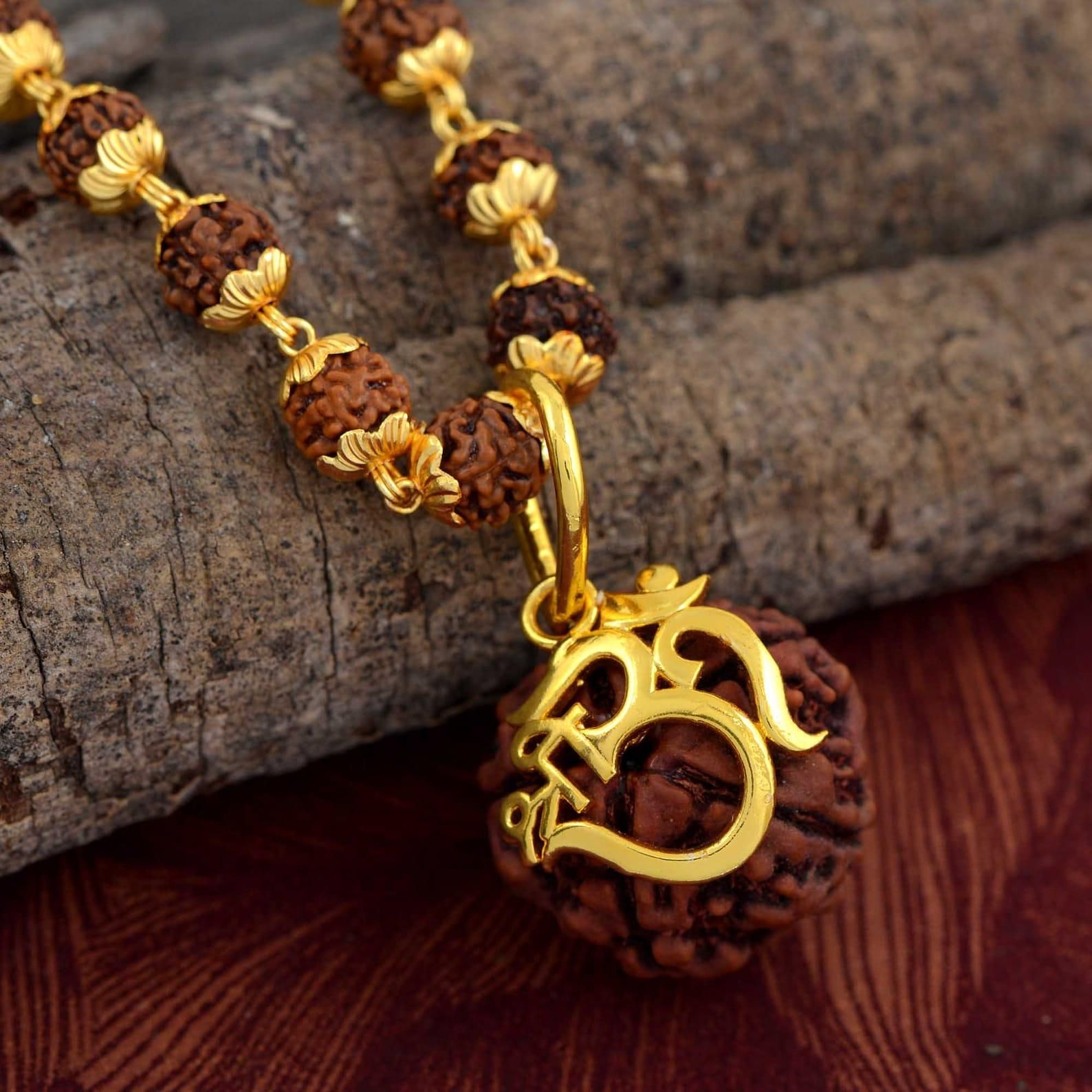 5 Mukhi Rudraksha Chain - Discount Karo