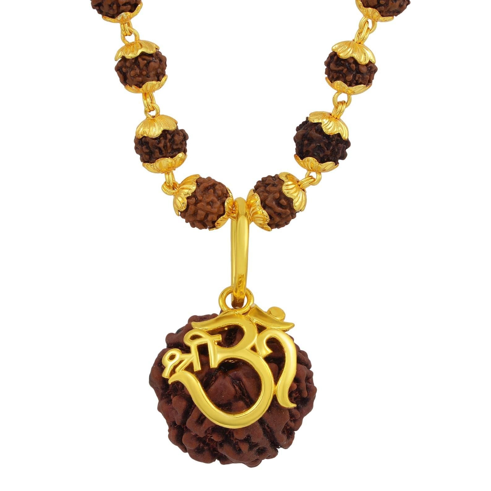 5 Mukhi Rudraksha Chain - Discount Karo