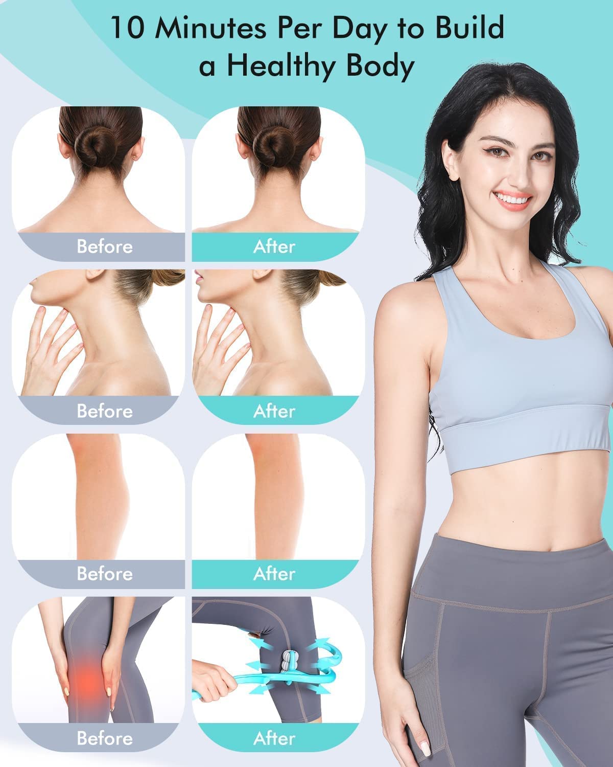 Neck & Shoulder Massager: Portable Relief for Back, Waist & More (1 Pc) - Discount Karo