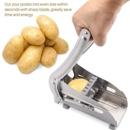 083 Stainless Steel French Fries Potato Chips Strip Cutter Machine 