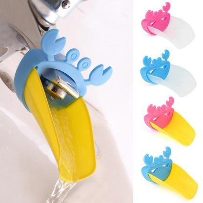 Faucet Extender | Easy Use for Hand Washing for Kids, Toddlers, Babies and Children |  Silicone Sink  Handle Extender | Fun Hand-Washing Solution | Cute Duck Mouth Design Wash Helper Bathroom Sink for Babies and Children (1 Pc) - Discount Karo