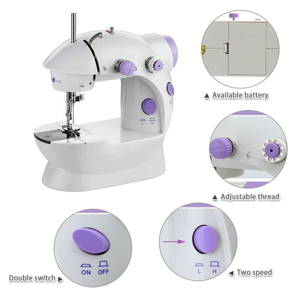 1220 Portable Mini Hand Tailor Machine for Sewing Stitching 