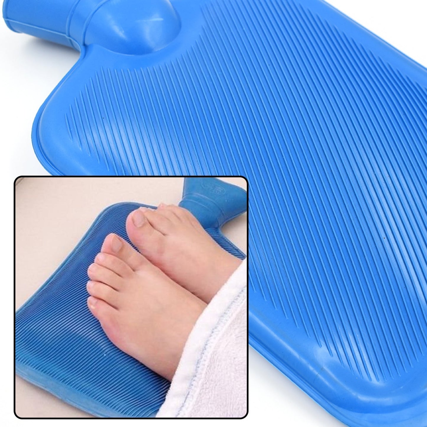 Hot water Bag 2000 ML used in all kinds of household and medical purposes as a pain relief from muscle and neural problems. - Discount Karo