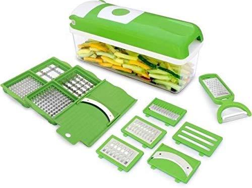 Multifunctional 12 in 1 nicer dicer chopper and drain basket - Discount Karo