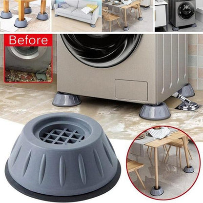 4657 Washer Dryer Anti Vibration Pads with Suction Cup Feet 