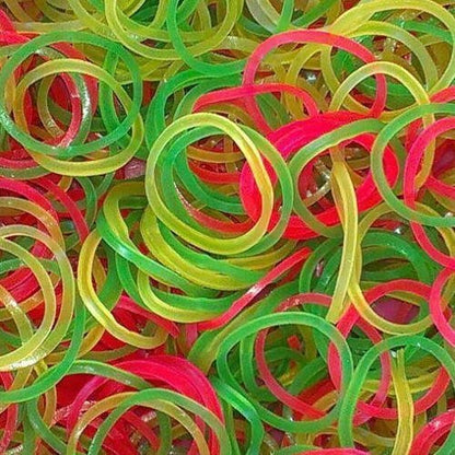 Strong & Reusable Rubber Bands: Multicolor for Office, Home & School