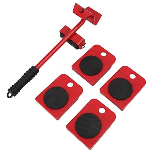 Heavy Duty Furniture Lifting Moving Tool with Wheel Pads Easy and Safe Moving Slider Tools Ideal for Shifting Washing Machines, Fridge, Sofa and Wardrobes (Multicolor, Set of 1)