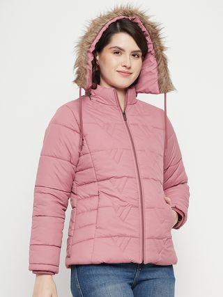 Women's Winter Wear Solid Parka Jacket