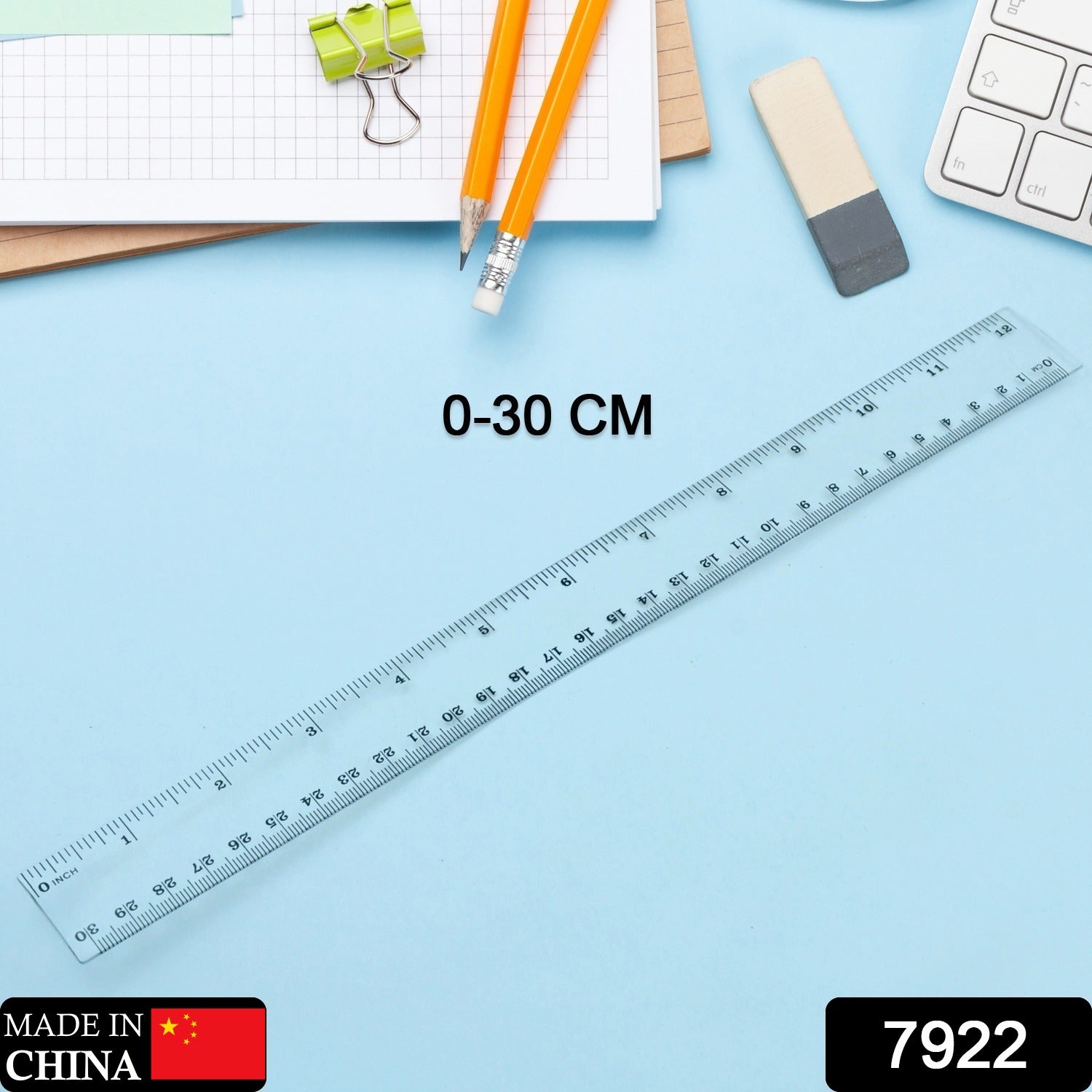 Transparent Ruler, Plastic Rulers, For School Classroom, Home, Or Office (30 Cm) - Discount Karo