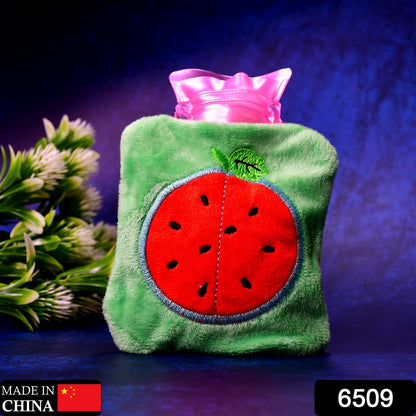 Watermelon small Hot Water Bag with Cover for Pain Relief, Neck, Shoulder Pain and Hand, Feet Warmer, Menstrual Cramps. - Discount Karo