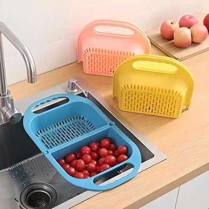 Kitchen Foldable Colander Sink Strainer Basket�(Pack of 2)