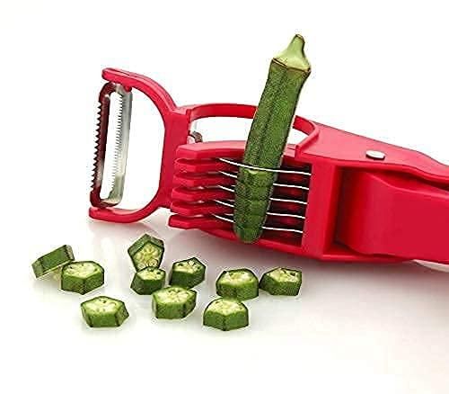 Plastic 2 in 1 Vegetable & Fruit Multi Cutter - Discount Karo