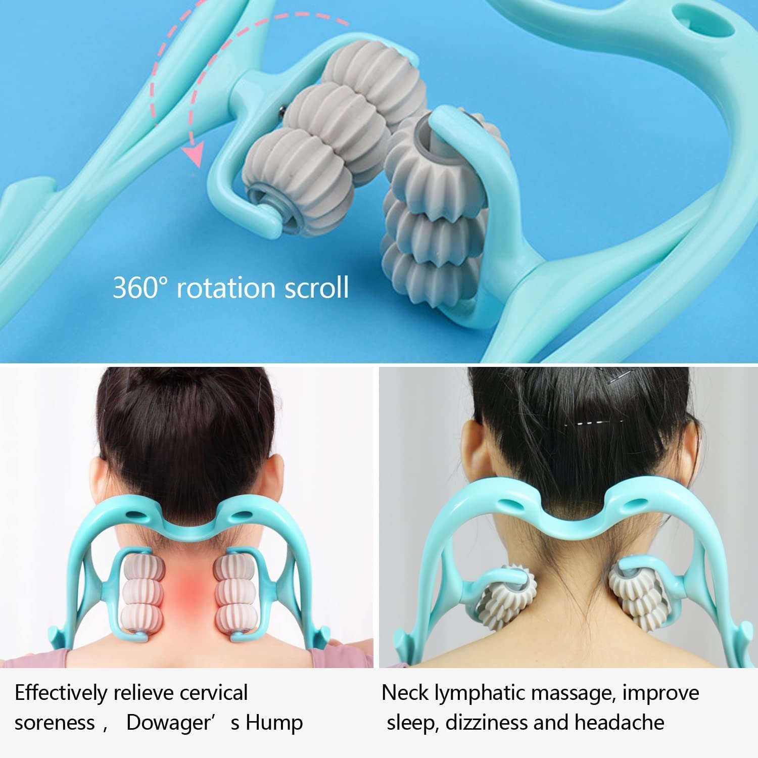 Neck & Shoulder Massager: Portable Relief for Back, Waist & More (1 Pc) - Discount Karo