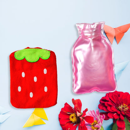 Strawberry Design Relief: Mini Hot Water Bag for Neck & Shoulders - Discount Karo