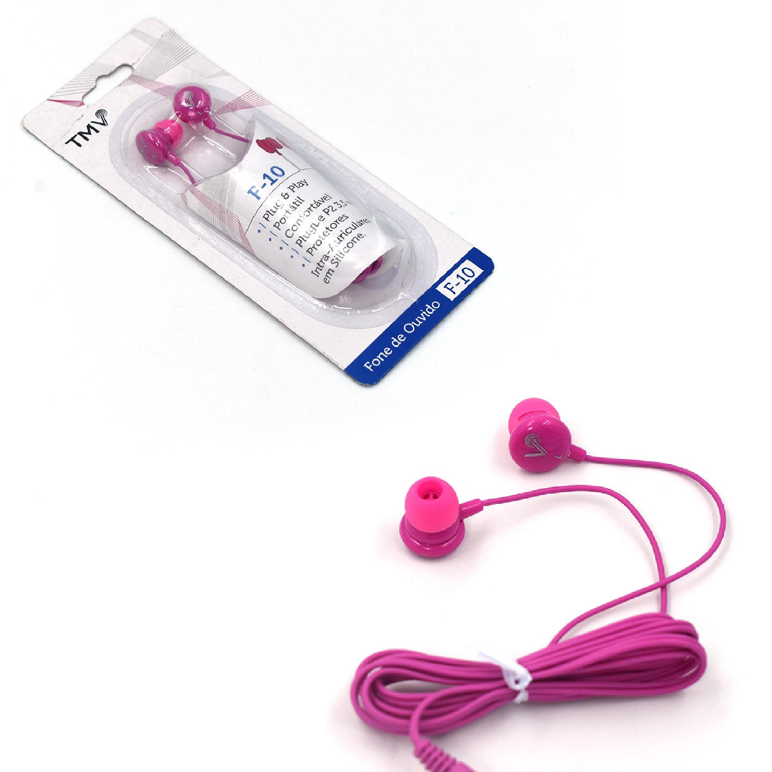 7281 Earphones with mix different colors and various shapes and designs ( 1 pc) 