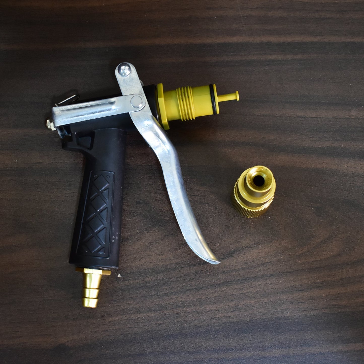 Durable Gold Color Trigger Hose Nozzle Water Lever Spray - Discount Karo