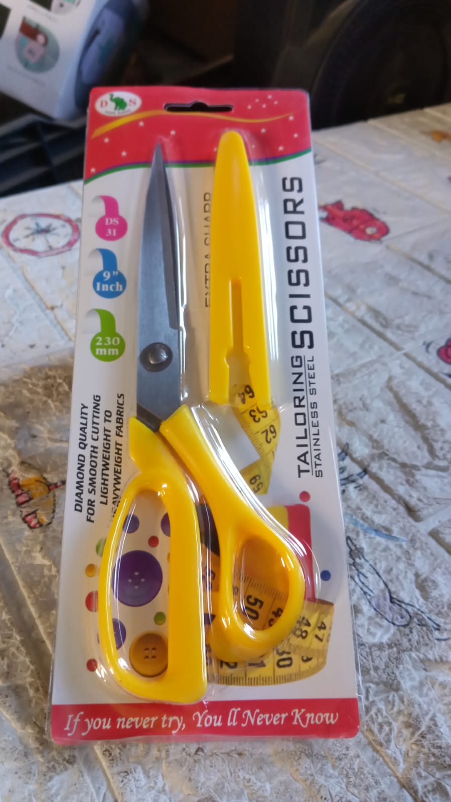 Scissors for craft work paper cutter Scissor stainless steel All Purpose Ergonomic Comfort Grip Office Scissors Craft Shears Sharp Scissors (9 Inch) - Discount Karo