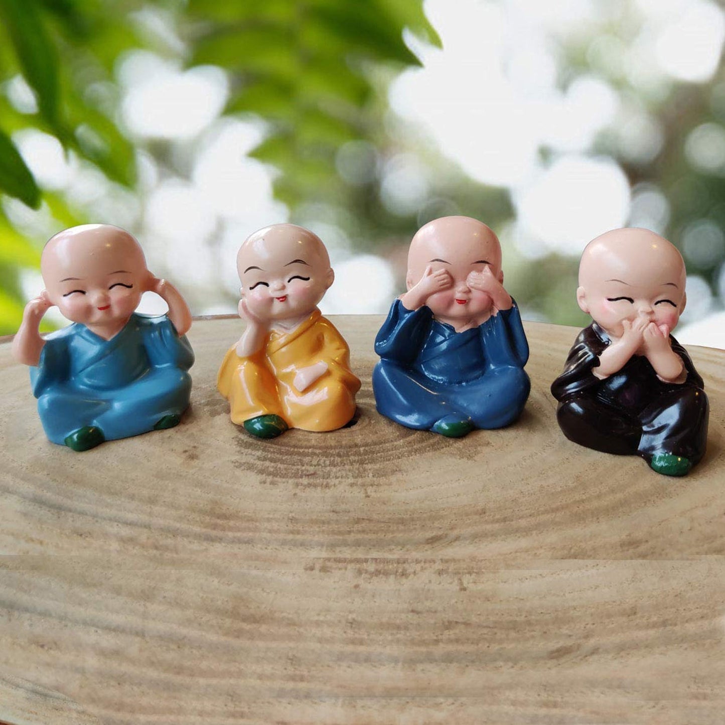 baby buddha 4Pc and show piece used for house, office and official decorations etc. - Discount Karo