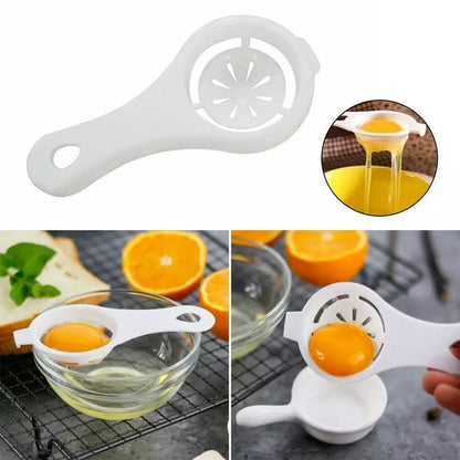 Egg Yolk Separator, Egg White Yolk Filter Separator, Egg Strainer Spoon Filter Egg Divider - Discount Karo