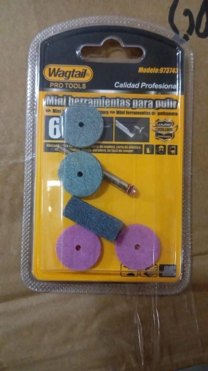 Mini Abrasive Wheel, Quickly Change Stone Mounted Grinding Wheel (6 Pcs Set) - Discount Karo