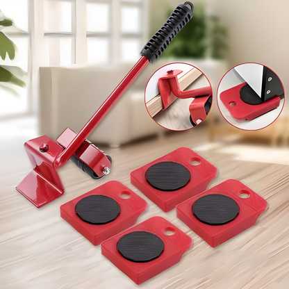 Heavy Duty Furniture Lifting Moving Tool with Wheel Pads Easy and Safe Moving Slider Tools Ideal for Shifting Washing Machines, Fridge, Sofa and Wardrobes (Multicolor, Set of 1)