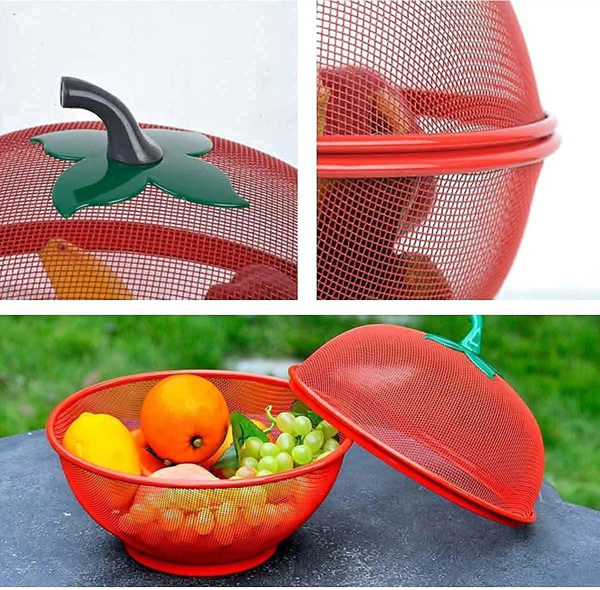 Apple Shape Net Fruits & Vegetables Basket for Kitchen - Discount Karo