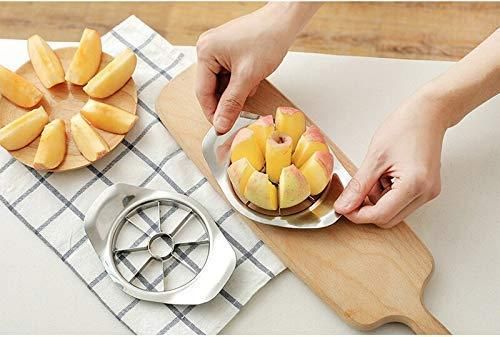 Stainless Steel Apple Fruit Cutter with 8 Blades - Discount Karo